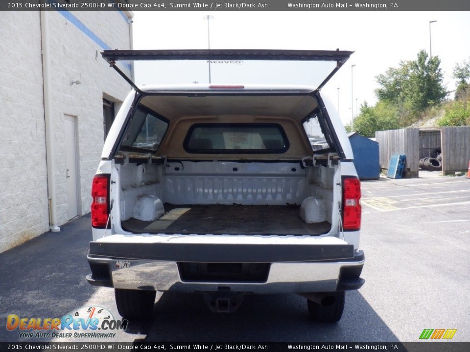 2015 Chevrolet Silverado 2500HD WT Double Cab 4x4 Summit White / Jet Black/Dark Ash Photo #9