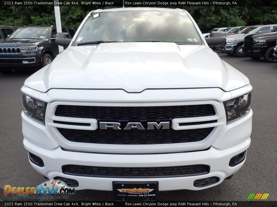 2023 Ram 1500 Tradesman Crew Cab 4x4 Bright White / Black Photo #9