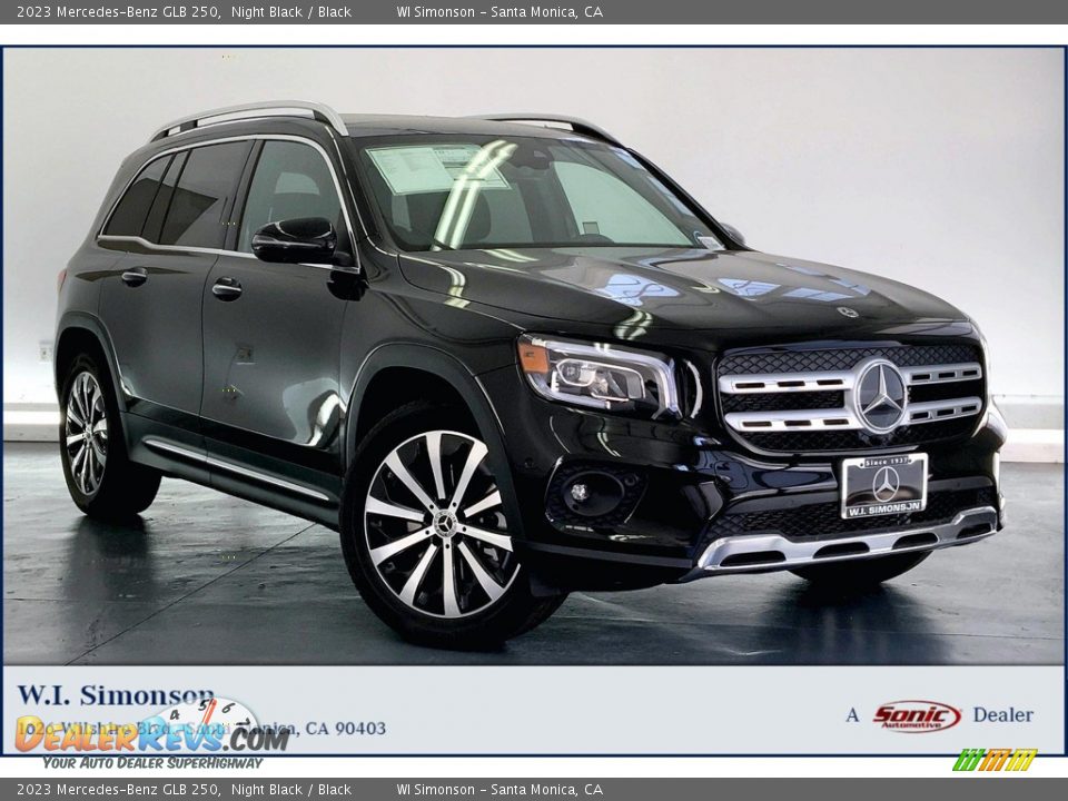 2023 Mercedes-Benz GLB 250 Night Black / Black Photo #1