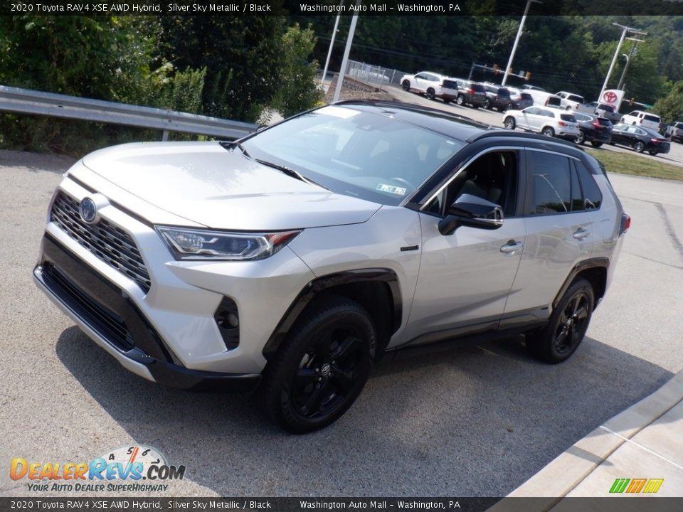 2020 Toyota RAV4 XSE AWD Hybrid Silver Sky Metallic / Black Photo #14