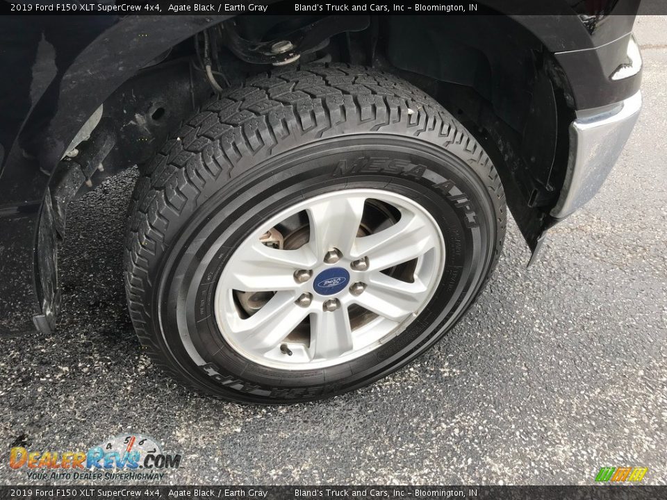 2019 Ford F150 XLT SuperCrew 4x4 Agate Black / Earth Gray Photo #27