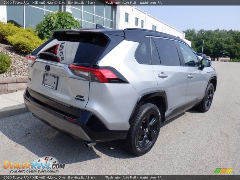 2020 Toyota RAV4 XSE AWD Hybrid Silver Sky Metallic / Black Photo #18