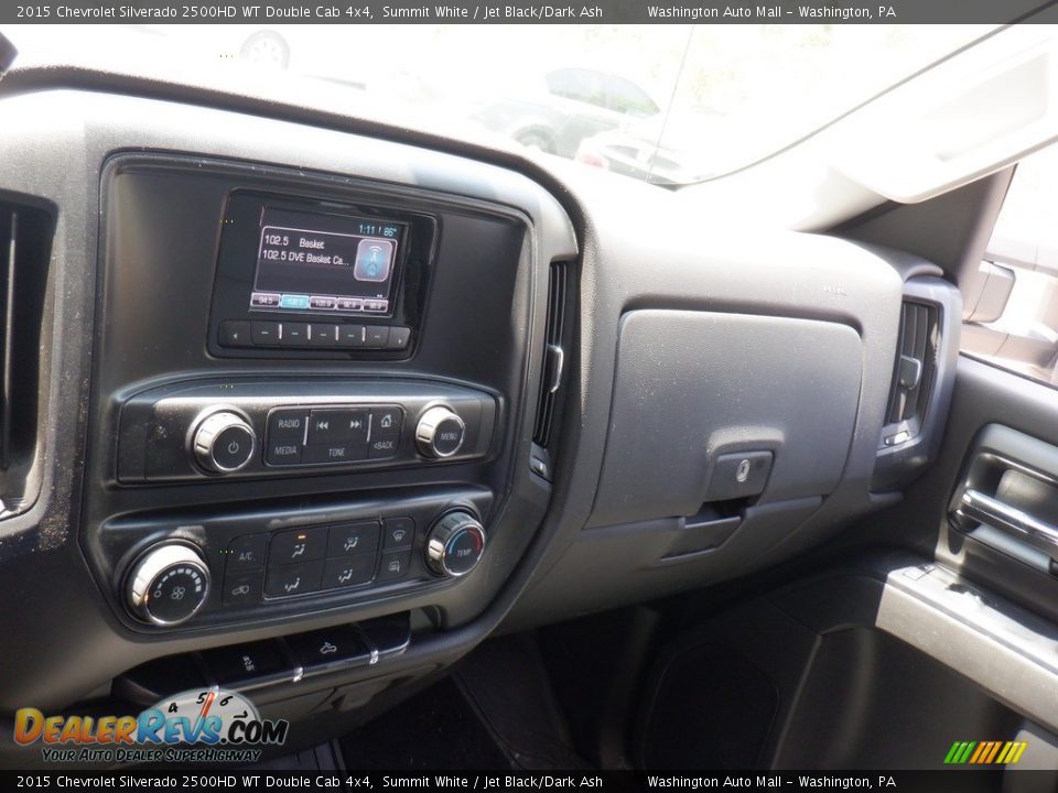 2015 Chevrolet Silverado 2500HD WT Double Cab 4x4 Summit White / Jet Black/Dark Ash Photo #16