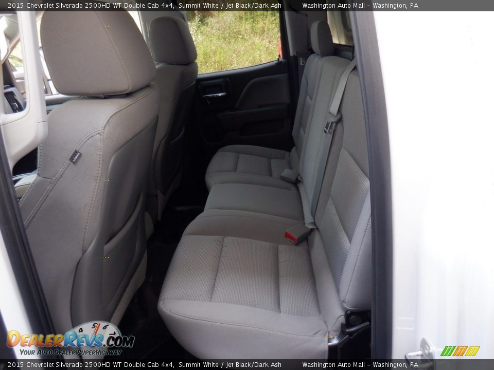 2015 Chevrolet Silverado 2500HD WT Double Cab 4x4 Summit White / Jet Black/Dark Ash Photo #20