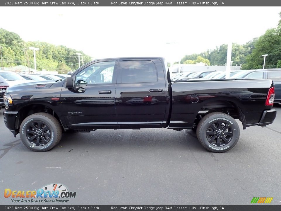 2023 Ram 2500 Big Horn Crew Cab 4x4 Black / Black Photo #2