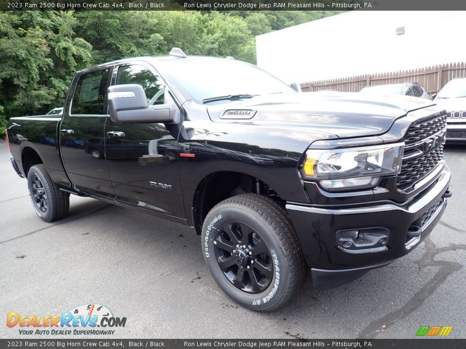 2023 Ram 2500 Big Horn Crew Cab 4x4 Black / Black Photo #8