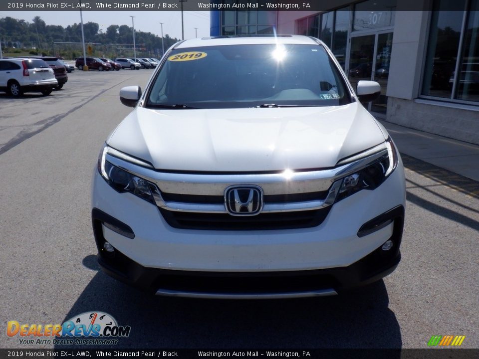 2019 Honda Pilot EX-L AWD White Diamond Pearl / Black Photo #5