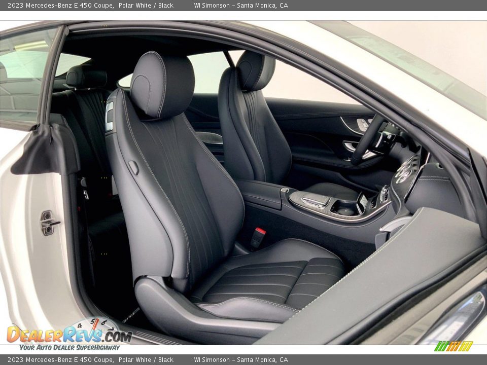 Black Interior - 2023 Mercedes-Benz E 450 Coupe Photo #5