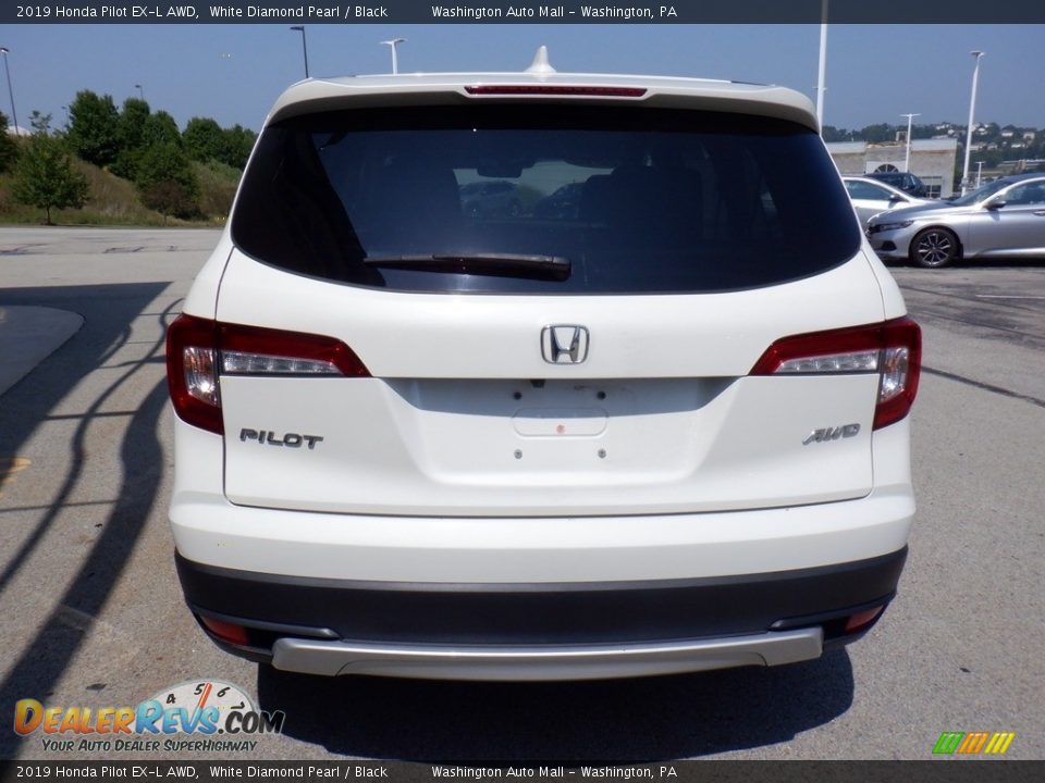 2019 Honda Pilot EX-L AWD White Diamond Pearl / Black Photo #9