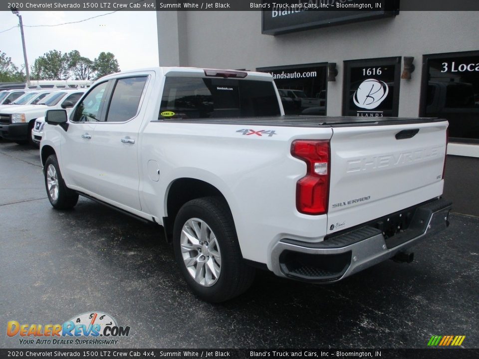 2020 Chevrolet Silverado 1500 LTZ Crew Cab 4x4 Summit White / Jet Black Photo #3