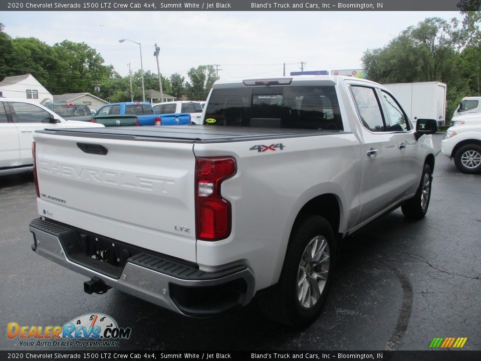 2020 Chevrolet Silverado 1500 LTZ Crew Cab 4x4 Summit White / Jet Black Photo #4