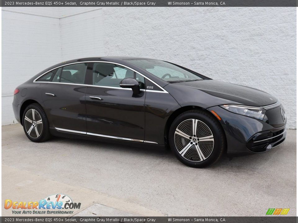 Graphite Gray Metallic 2023 Mercedes-Benz EQS 450+ Sedan Photo #3