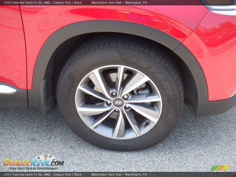 2020 Hyundai Santa Fe SEL AWD Calypso Red / Black Photo #2