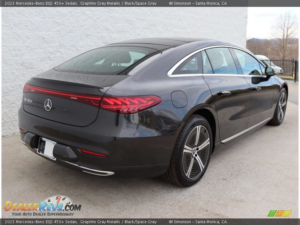 2023 Mercedes-Benz EQS 450+ Sedan Graphite Gray Metallic / Black/Space Gray Photo #7