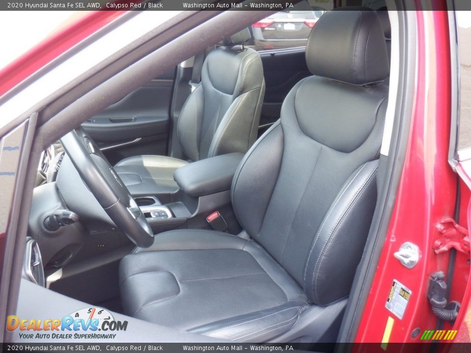 2020 Hyundai Santa Fe SEL AWD Calypso Red / Black Photo #9