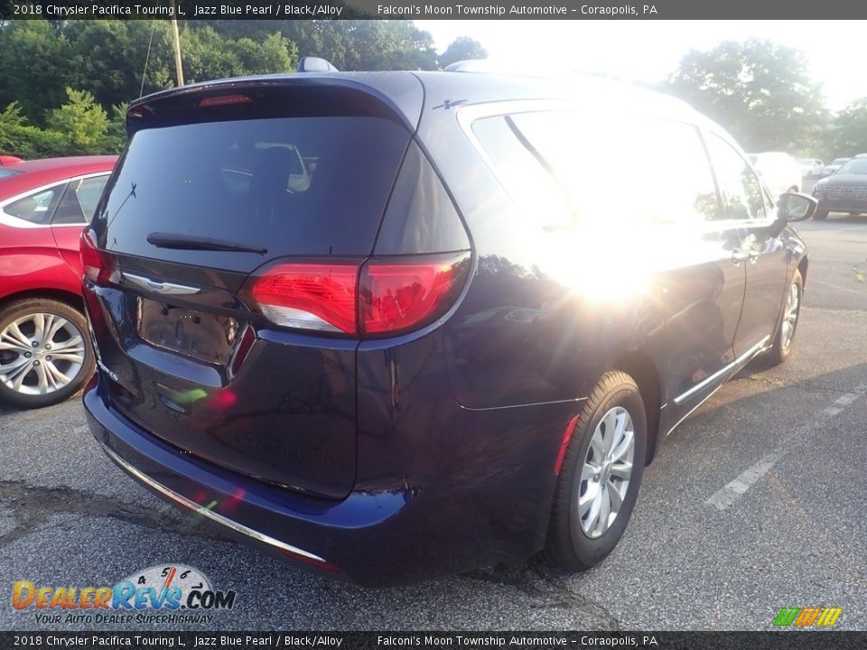 2018 Chrysler Pacifica Touring L Jazz Blue Pearl / Black/Alloy Photo #3