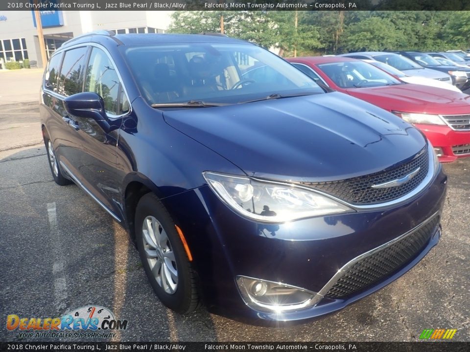 2018 Chrysler Pacifica Touring L Jazz Blue Pearl / Black/Alloy Photo #4