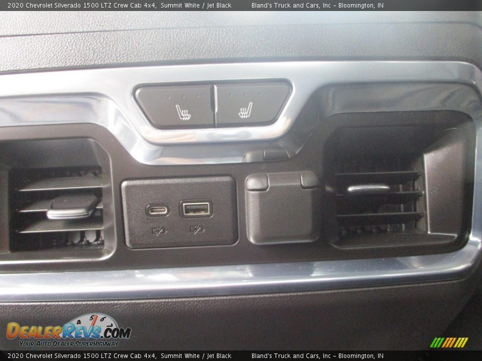 2020 Chevrolet Silverado 1500 LTZ Crew Cab 4x4 Summit White / Jet Black Photo #25