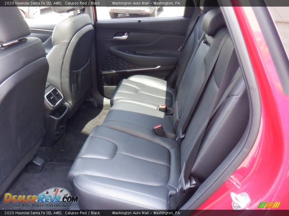 2020 Hyundai Santa Fe SEL AWD Calypso Red / Black Photo #26