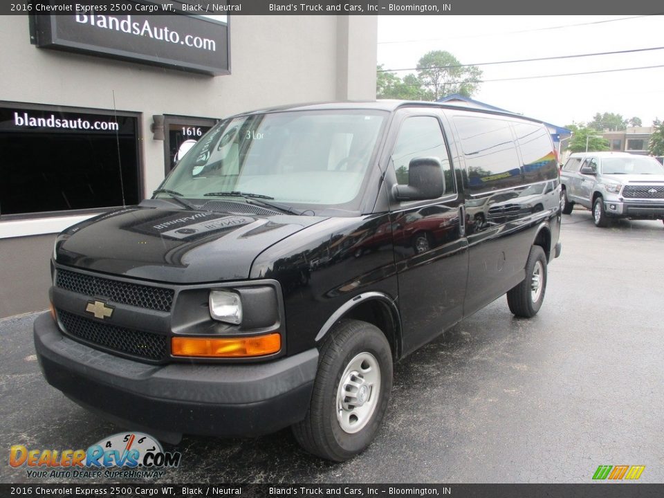 2016 Chevrolet Express 2500 Cargo WT Black / Neutral Photo #2