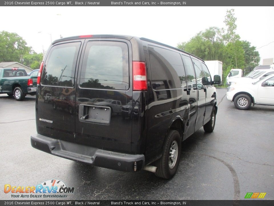 2016 Chevrolet Express 2500 Cargo WT Black / Neutral Photo #4