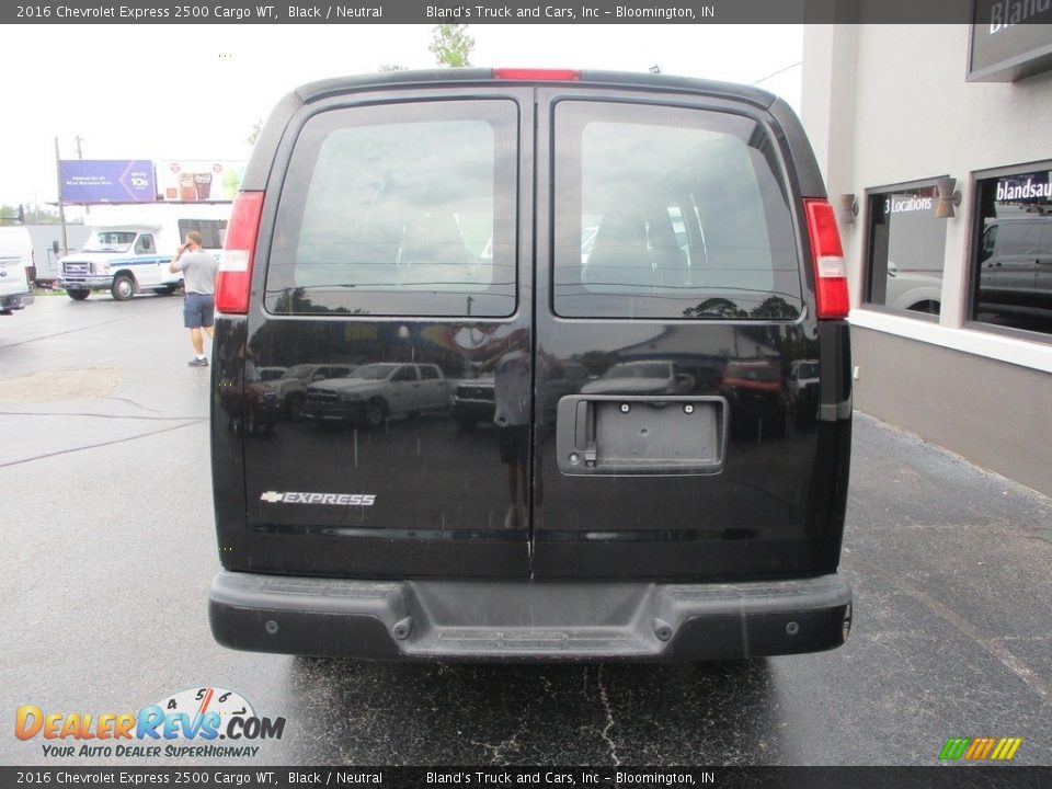 Black 2016 Chevrolet Express 2500 Cargo WT Photo #7