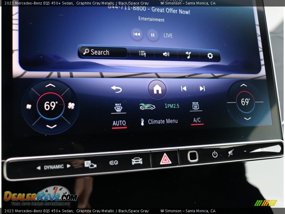Controls of 2023 Mercedes-Benz EQS 450+ Sedan Photo #35