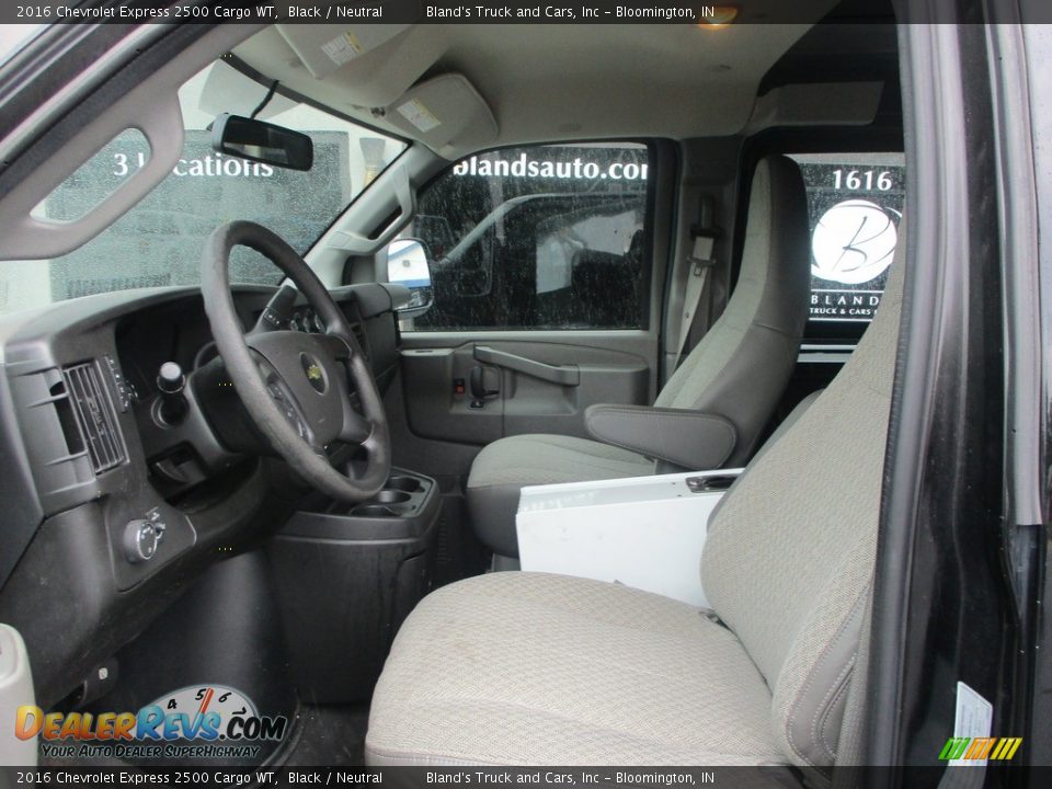 2016 Chevrolet Express 2500 Cargo WT Black / Neutral Photo #10