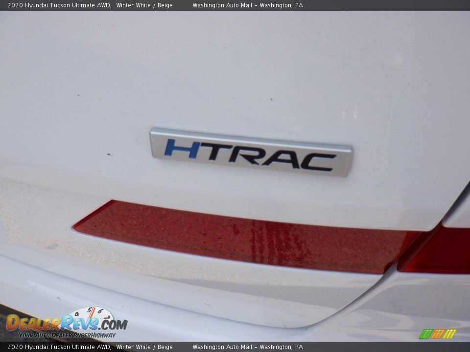 2020 Hyundai Tucson Ultimate AWD Winter White / Beige Photo #9