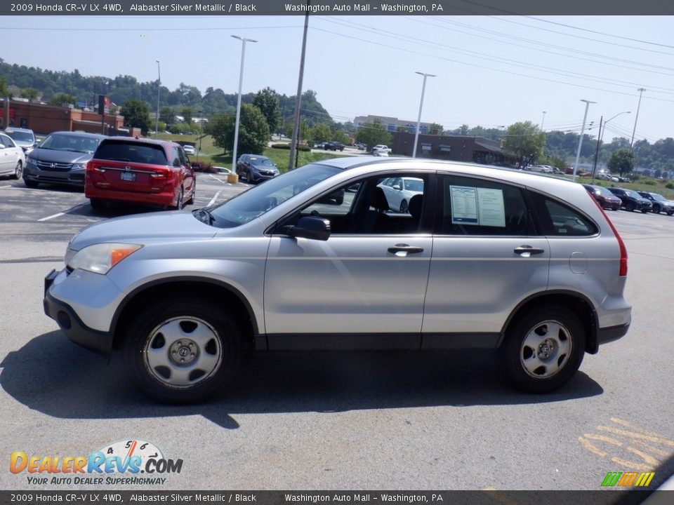 2009 Honda CR-V LX 4WD Alabaster Silver Metallic / Black Photo #5