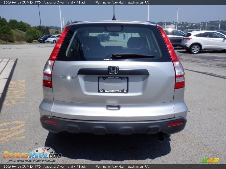 2009 Honda CR-V LX 4WD Alabaster Silver Metallic / Black Photo #8