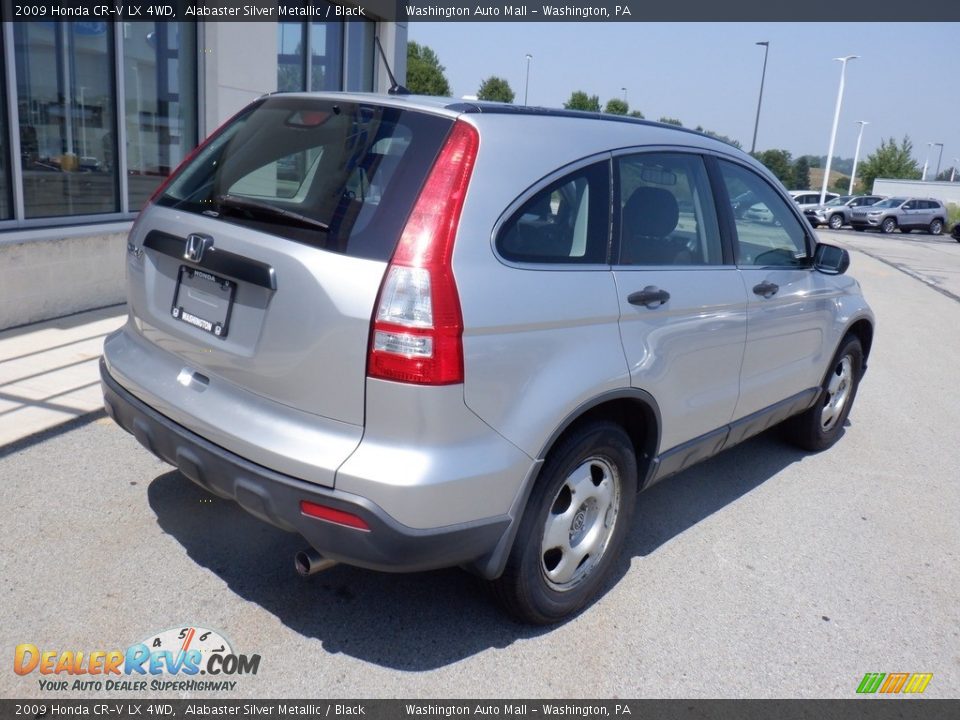 2009 Honda CR-V LX 4WD Alabaster Silver Metallic / Black Photo #9