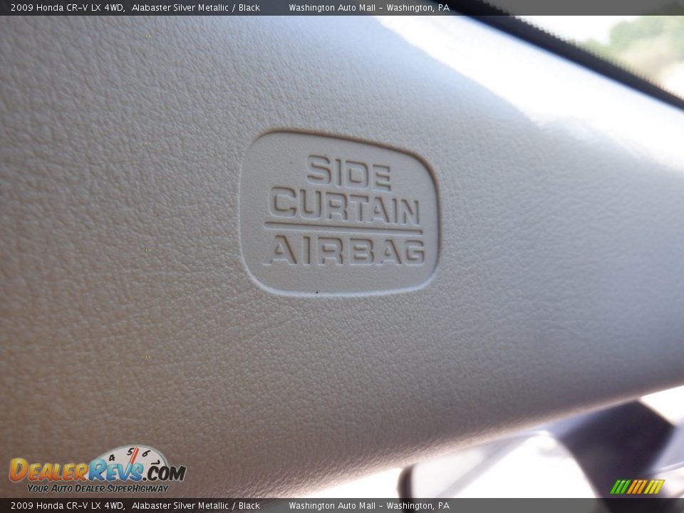2009 Honda CR-V LX 4WD Alabaster Silver Metallic / Black Photo #23