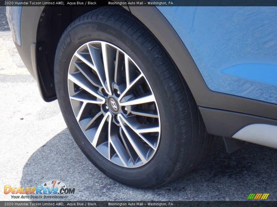 2020 Hyundai Tucson Limited AWD Aqua Blue / Black Photo #2
