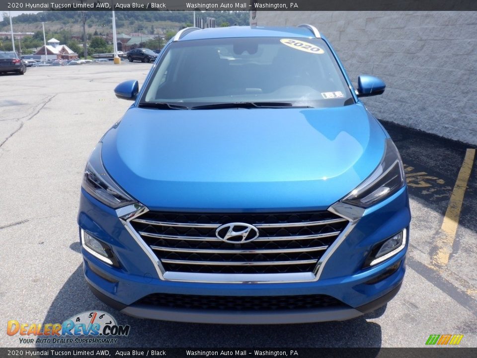 2020 Hyundai Tucson Limited AWD Aqua Blue / Black Photo #3