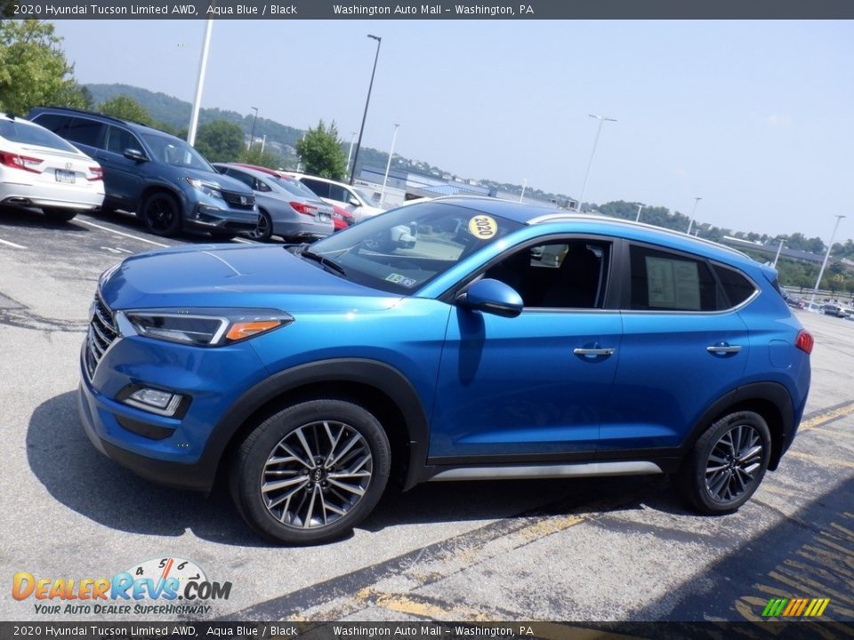 2020 Hyundai Tucson Limited AWD Aqua Blue / Black Photo #5