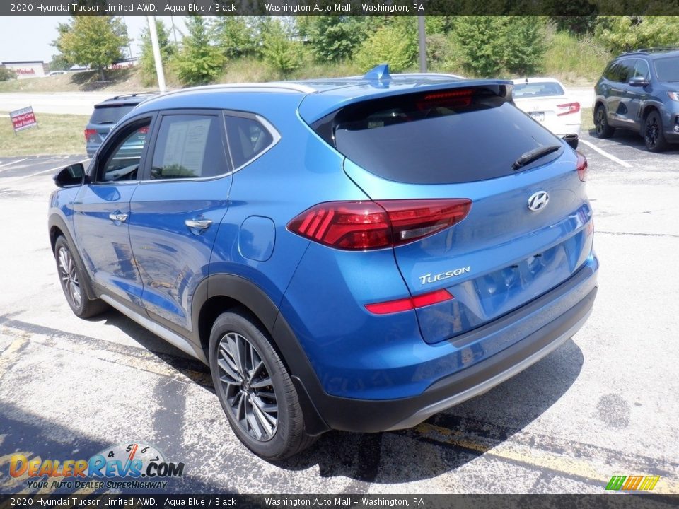 2020 Hyundai Tucson Limited AWD Aqua Blue / Black Photo #6