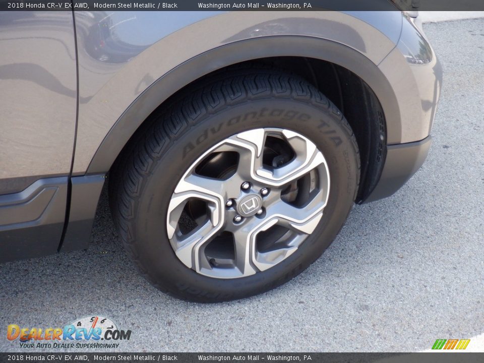 2018 Honda CR-V EX AWD Modern Steel Metallic / Black Photo #3
