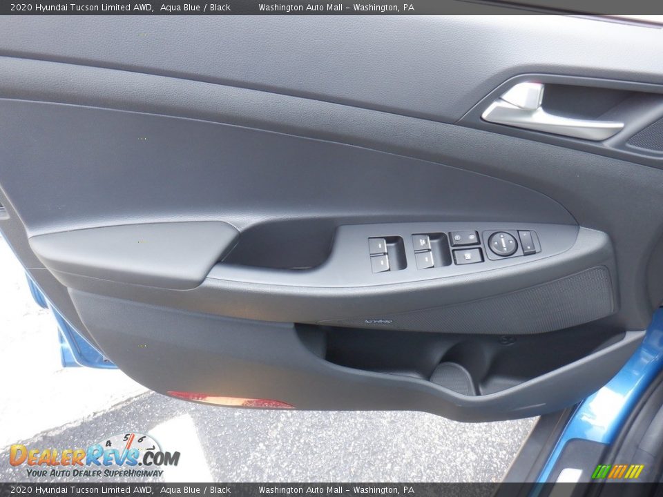 2020 Hyundai Tucson Limited AWD Aqua Blue / Black Photo #10