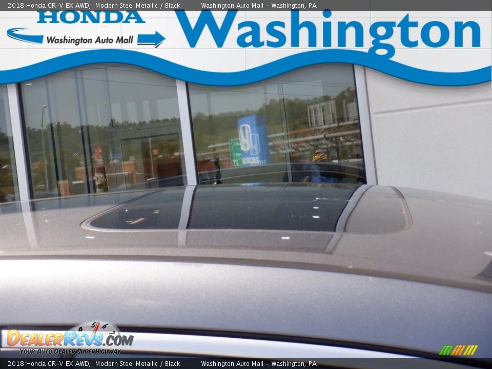 2018 Honda CR-V EX AWD Modern Steel Metallic / Black Photo #4