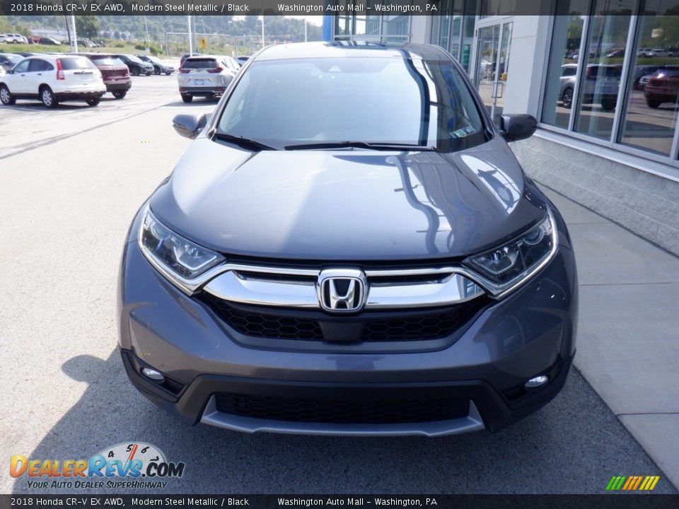 2018 Honda CR-V EX AWD Modern Steel Metallic / Black Photo #5
