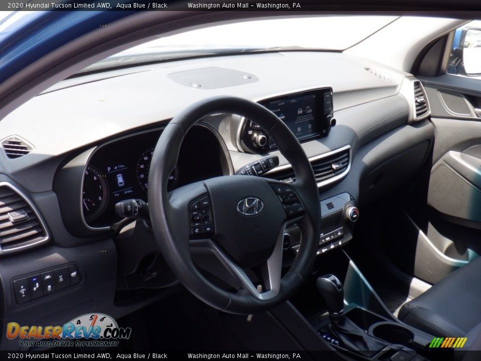 2020 Hyundai Tucson Limited AWD Aqua Blue / Black Photo #12