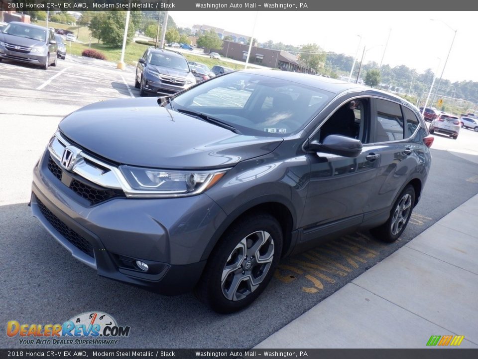 2018 Honda CR-V EX AWD Modern Steel Metallic / Black Photo #6