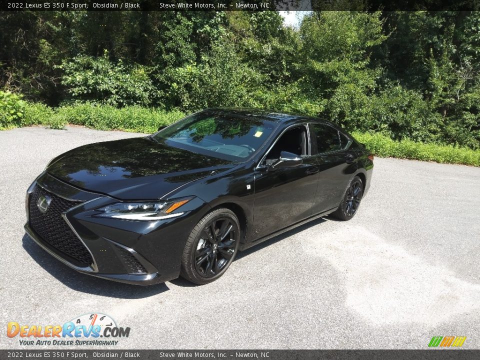 2022 Lexus ES 350 F Sport Obsidian / Black Photo #1