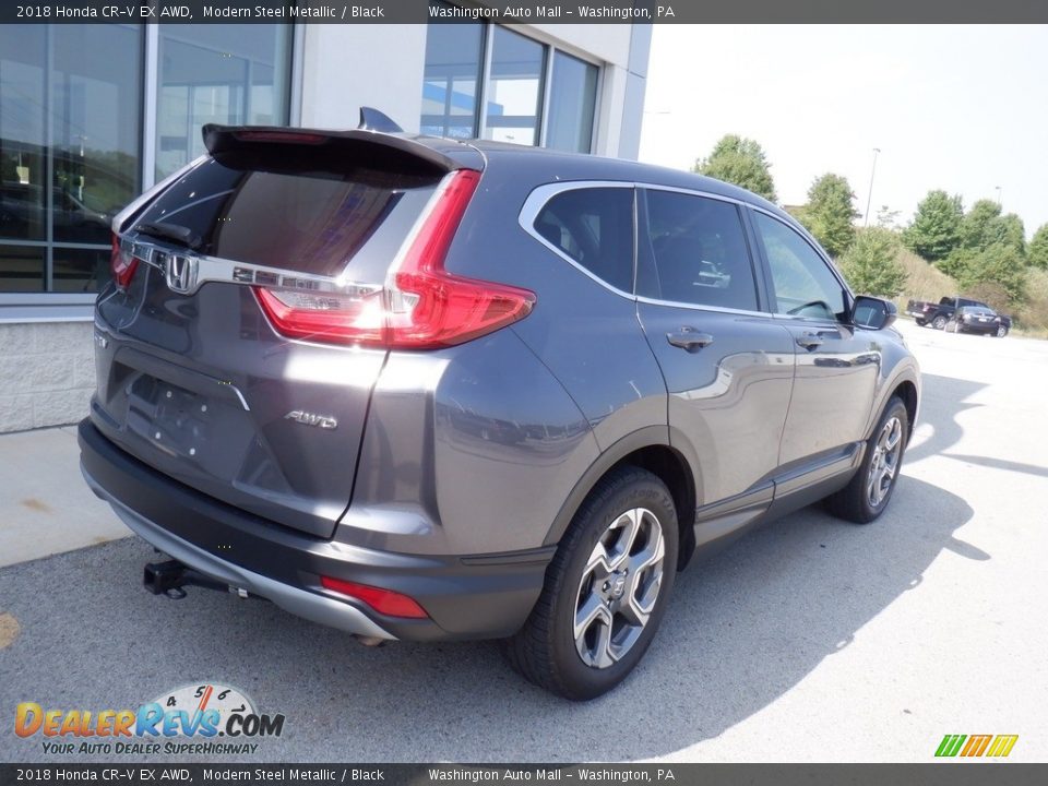 2018 Honda CR-V EX AWD Modern Steel Metallic / Black Photo #10