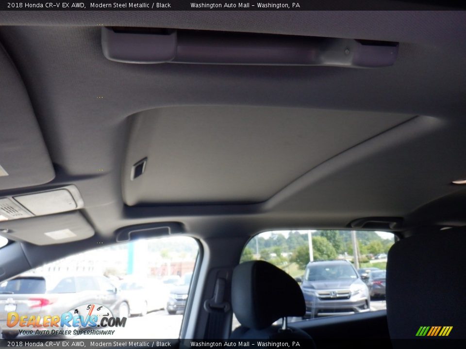 2018 Honda CR-V EX AWD Modern Steel Metallic / Black Photo #12