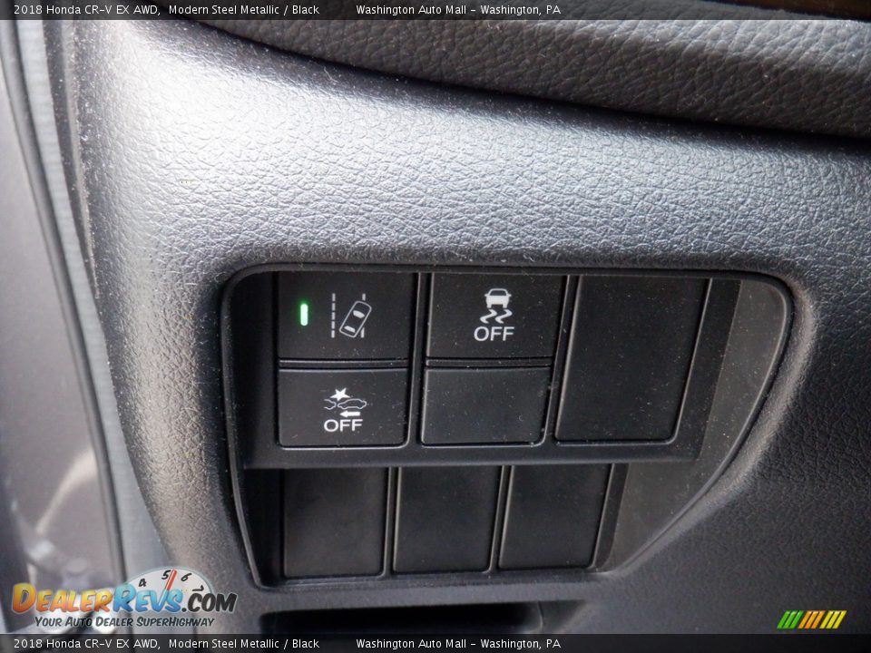 2018 Honda CR-V EX AWD Modern Steel Metallic / Black Photo #14