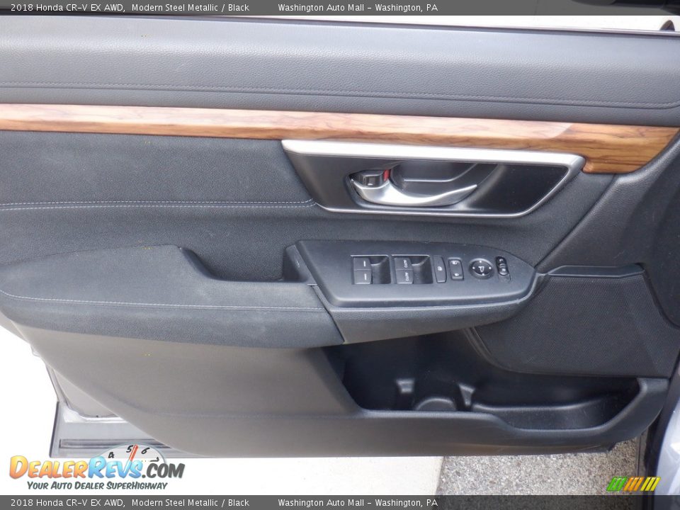 2018 Honda CR-V EX AWD Modern Steel Metallic / Black Photo #15