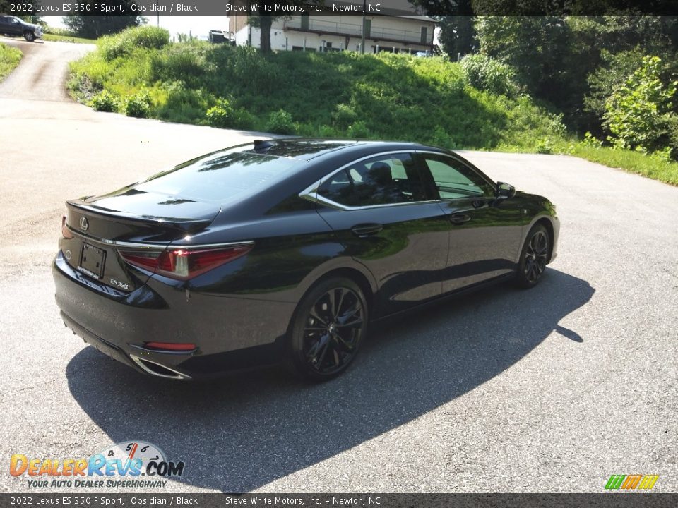 2022 Lexus ES 350 F Sport Obsidian / Black Photo #7