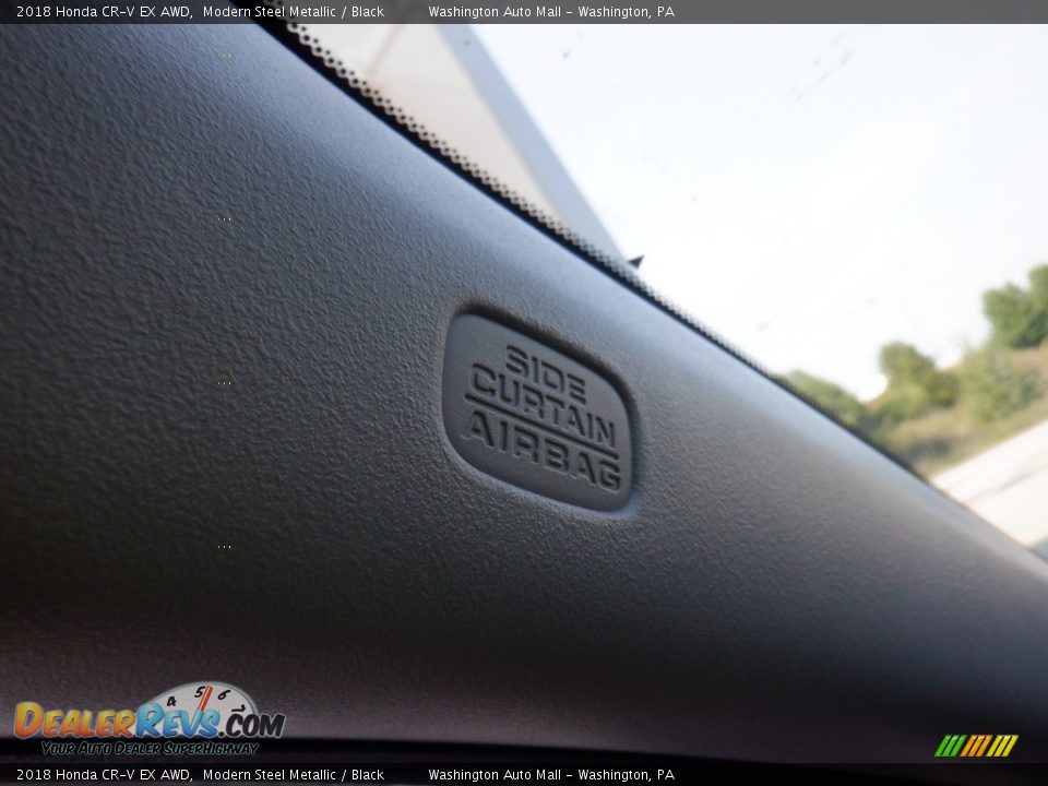 2018 Honda CR-V EX AWD Modern Steel Metallic / Black Photo #19
